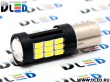   Светодиодная автолампа 1156 - PY21W - S25 - BA15s - 29 SMD 5730 + Линза