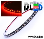   Автомобильная светодиодная лента 30см SMD 3528 36Led с красным свечением