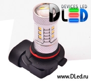   Светодиодная автолампа HB4 9006 - 12 SMD2323 + 2 CREE XB + Линза