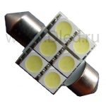   Лампа для грузовых авто 24V C5W FEST 31мм SV8,5 - 6 SMD 5050