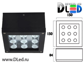   Настенный светильник DLed Square 2787