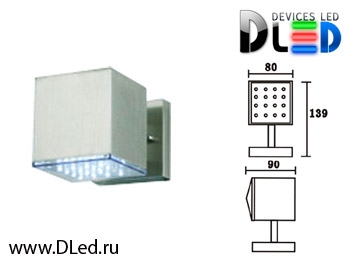   Настенный светильник DLed Steel  2818