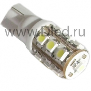   Светодиодная автолампа T10 - W5W - 13 SMD 3528