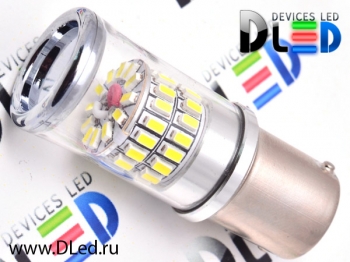   Светодиодная лампа DLED 24V 1156 - P21W - S25 - BA15s 48 SMD3014 + Стабилизатор