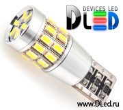   Светодиодная автолампа DLed T10 - W5W - 30 SMD 3014 (с обманкой)