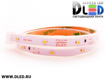   Лента светодиодная в трубке влагозащищенная IP67 SMD3528 30LED теплый белый