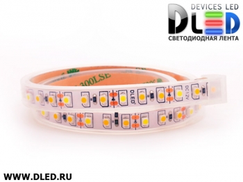   Лента светодиодная в трубке влагозащищенная IP67 SMD3528 120LED 1 белый + 2 теплый белый