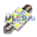   Светодиодная автолампа C5W FEST 36мм SV8,5 - 6 SMD