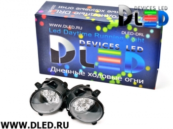   Штатные дневные ходовые огни ВАЗ Гранта 2190 в ПТФ DLed DRL-153 DIP 2x1.5w