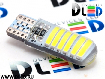   Автолампа светодиодная T10 - W5W - 12 SMD 7020