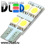   Светодиодная автолампа T10 - W5W - 4 SMD 5050