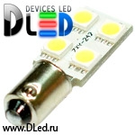   Светодиодная автолампа  T4W - 4 SMD 5050