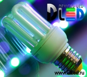   Лампа энергосберегающая E27 9W"Дуга"