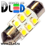   Светодиодная автолампа C5W FEST 31мм SV8,5 - 6 SMD 3528