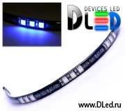   Автомобильная светодиодная лента 30см SMD 5050 15Led с синим свечением