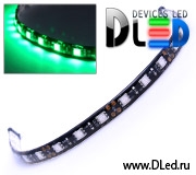   Автомобильная светодиодная лента 30см SMD 5050 18Led с зеленым свечением